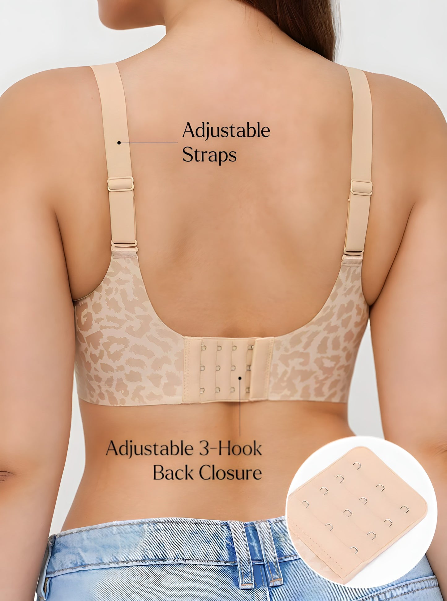 Soft Lift Co Seamless Wireless Jelly Minimizer Support Bra