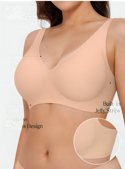 Soft Lift Co Seamless Wireless Jelly Minimizer Support Bra